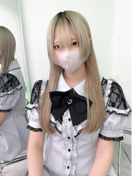 キバ(kva) ▽□□▽姫カット×ロングウルフ