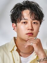 オーシャントーキョー 原宿(OCEAN TOKYO)&nbsp;波巻きパーマメンズツイストスパイラルパーマセンターパート