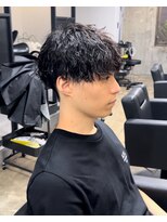 アソビ&nbsp;クルッとしないパーマ