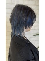 ビス ヘア アンド ビューティー 西新井店(Vis Hair＆Beauty)&nbsp;20代30代前下がりショートツヤ感ボブウルフレイヤーカット