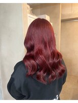 アジールヘア 東上野店(agir hair)&nbsp;カシスレッド【上野】