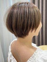 ショートボブ髪型30代40代50代前髪あり前髪なし面長丸顔【倉田】