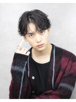 ブラック 渋谷(BLUCK)&nbsp;渋谷駅/メンズフェザーパーマ/フェザーショート/シャドウパーマ