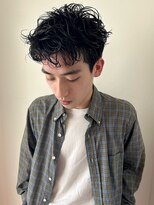 ルーム(Loom.)&nbsp;メンズパーマ　ニュアンスショート