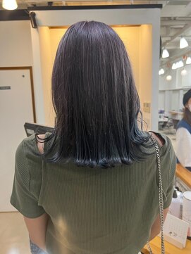 リルウ 阿倍野キューズモール(LILOU) ブルーグレージュセミ