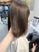 ネオリーブカフ 鶴ヶ峰店(Neolive caff)&nbsp;ブリーチなしダブルカラー×シアーグレージュ