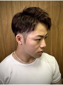 ツーブロックショート