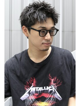 リコ ヘアアンドリラクゼーション 名駅店(LICO HAIR＆RELAXATION) メンズアップバングスパイキーショート　名古屋駅/名駅/メンズ