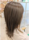 髪質改善プラチナカラー×ミスティークターコイズ