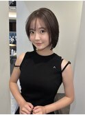 軽く魅せる切りっぱなしボブ