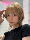 レイヤーボブ×ハイトーン[心斎橋/髪質改善]