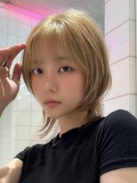 ロンド ストラーダ 心斎橋(Lond strada)&nbsp;レイヤーボブ×ハイトーン[心斎橋/髪質改善]