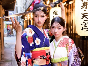 スタジオノールス(hairmake & photo STUDIO NORLUSS)の写真/【浴衣レンタルも♪】浴衣の着付け・振袖・留袖・袴…着物なら何でもお任せ!