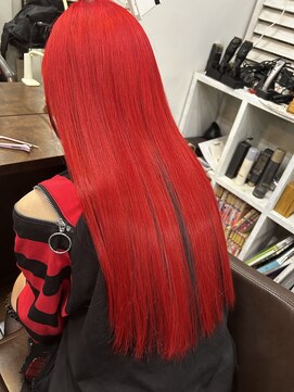 ヘアーデザインルアナ(Hair design Luana.) レッドカラーエクステ50枚