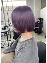 シエンゴールド(CIEN gold)&nbsp;ラベンダーカラー/ボブ/ブリーチ/パープル#浜松駅#カラー