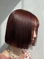 エイト ヘアサロン 渋谷本店(EIGHT)&nbsp;ボブ+レッドカラー