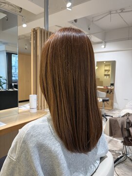 ソイクフ 四条大宮店(SOY-KUFU) 20代30代40代◎似合わせカット小顔ココアベージュストレート