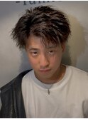 ツイスト縦落ちパーマ