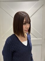 オッジバイケンジ(oggi by KENJE)&nbsp;ボブカット+カラー