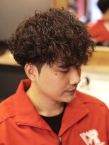 スター(STAR) 【あま市メンズパーマ】強めカーリーパーマ×メンズマッシュ