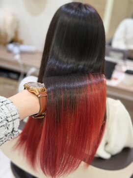 アッシュ 戸田公園店(Ash) レッドグラデーションカラー×髪質改善トリートメント