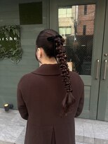 マーシュ(marshu) 編みおろし お呼ばれヘア