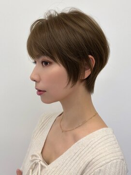 ルージュシー ショートボブ(RU10C) 【似合わせカット白髪染めカラー】