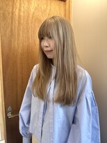 ニール 名古屋 伏見 丸の内(NEELU)&nbsp;【RIE】1ブリーチで作るハニーベージュ
