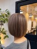 白髪ぼかしハイライト+カット+トリートメント　￥25300 → ￥22000