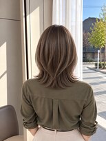 ケーオーエスビューティー(K O S beauty)&nbsp;ミディアムヘア×オリーブカラー
