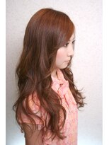 フェリシータ 緑地公園店(felicita) 大人かわいいエアリーカール♪斜めバングのフェミニンロング