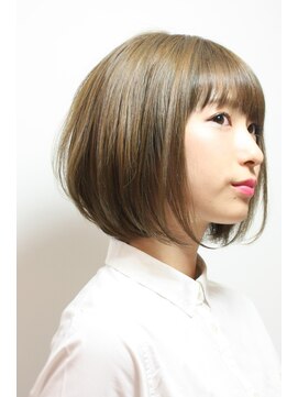 ヘア デザイン リスク(HAIR DESIGN RISK) 【RISK 高橋勇太】シルエットが完璧!!前下がりショートボブ