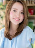 ■かき上げ抜け感ナチュラルストレート10-13戸頭20代30代40代