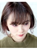 *シースルーバング×アクセサリーカラー*