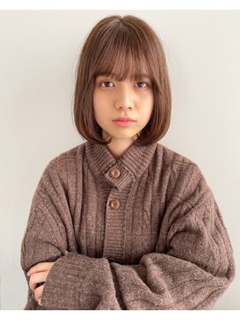 トレス(TRESS) 切りっぱなしロブ/ショコラベージュ/ワンレンボブ