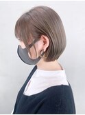 オリーブベージュ__Aラインボブかきあげロングba322242