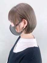 アイティーバイアルバム 八王子店(IT by ALBUM) オリーブベージュ__Aラインボブかきあげロングba322242