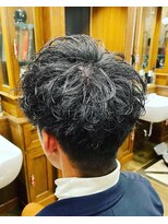 ヒロギンザバーバーショップ 神楽坂店(HIRO GINZA BARBER SHOP)&nbsp;ツーブロックマッシュパーマ