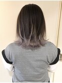 【冬スタイル★Check★】ほんのりパープル×裾カラー×外ハネ