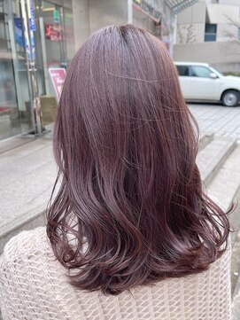 ヘアーメイクオズ(hair make O/S) ヘアーメイクオズ&金あゆみ　大人ピンクブラウン