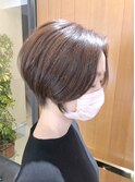 前下がりショートボブ◇20代30代40代50代ヘアスタイル