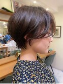 【神田安優奈】似合わせハンサムショートのアースカラー