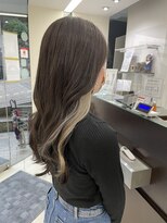 エムタニグチミュー(MTANIGUCHI Mieux)&nbsp;インナーカラー◇ホワイトグレージュ