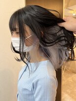 ヘアーグランデシーク(Hair Grande Seeek)&nbsp;ハイトーンカラーインナーカラーダブルカラーホワイト☆