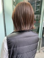 アヴァンスアンス 広島袋町店(AVANCE.ens) 柔らかブラウン#切りっぱなしボブ