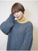 ブラウンベージュショートヘア