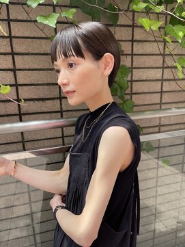 ハルキミナト ジャパン ヨコハマ(HARUKI MINATO japan YOKOHAMA) 襟足の生え癖改善ショート