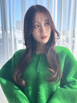 アイティーバイアルバム 八王子店(IT by ALBUM)&nbsp;ナチュラルストレート_マチルダボブピンクベージュ_9431