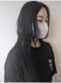 ロングレイヤースタイル    ーブラックヘア ー