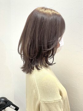 ニューライン 豪徳寺 山下(New-Line) ワンカールで巻けるミディアムヘア1